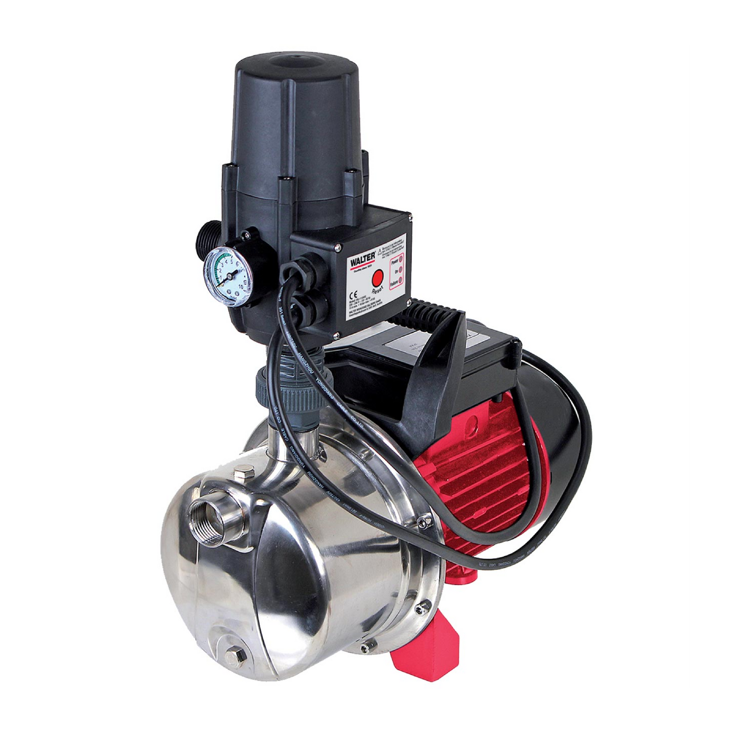 WALTER Palette – 19x Akku-Kettensägen + 3x Tischbohrmaschinen+ 1x Hauswasserautomat