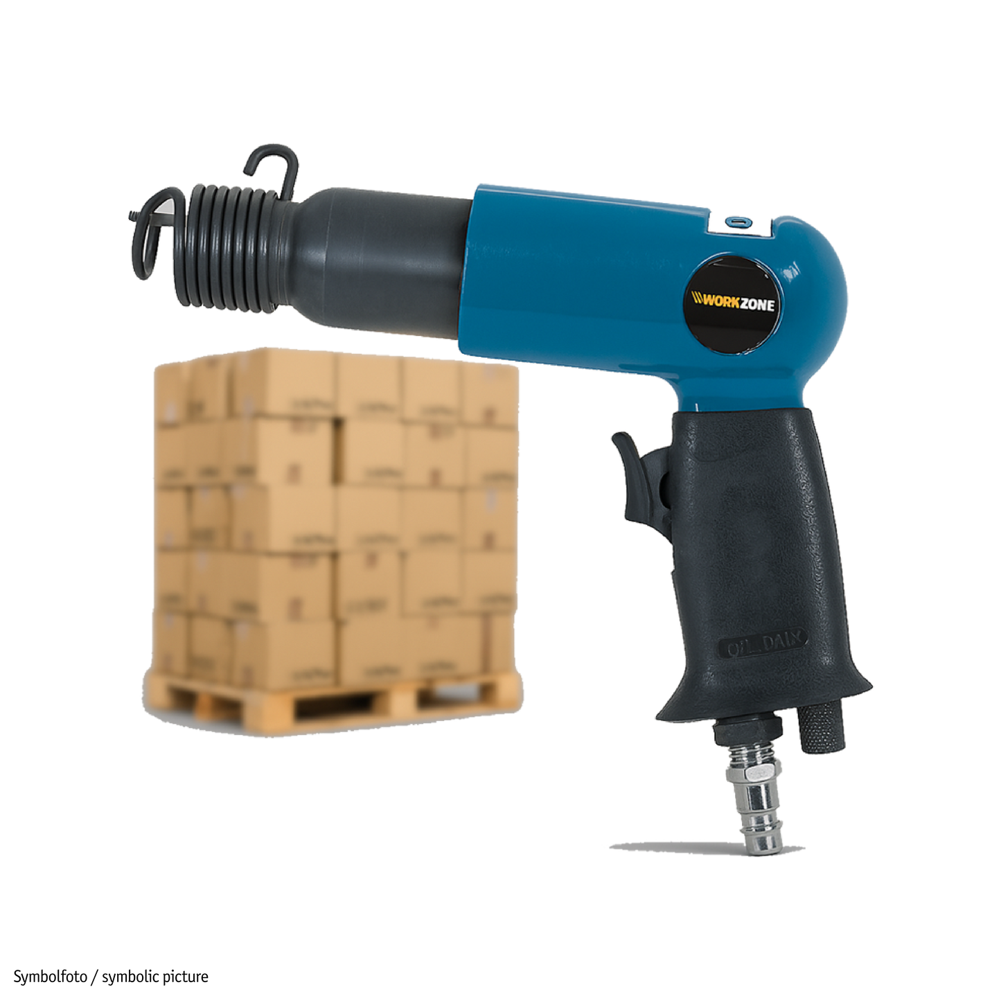 29x Druckluft Meisselhammer Palette