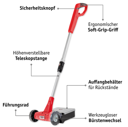 Fugenreiniger & Werkstatt-Rollliege 23-teilig  – G119