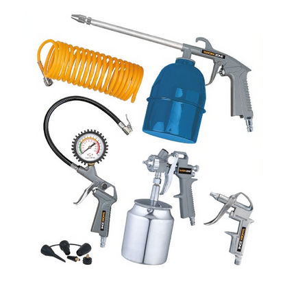 Maschinen-Mix Palette 31-teilig – Druckluftgeräte, Akku-Tools & Werkstattzubehör – P351