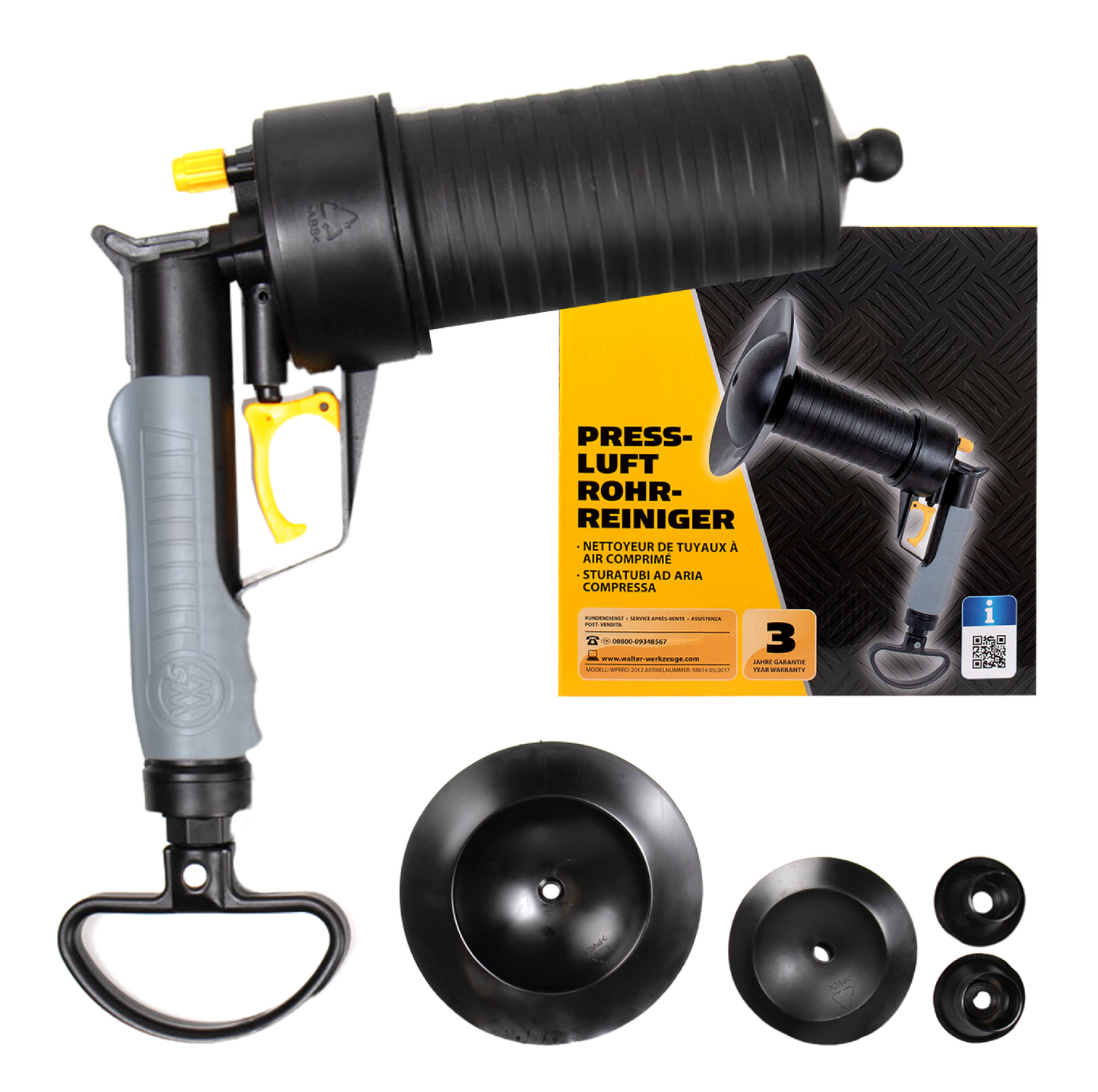 Maschinen-Mix Palette 31-teilig – Druckluftgeräte, Akku-Tools & Werkstattzubehör – P351